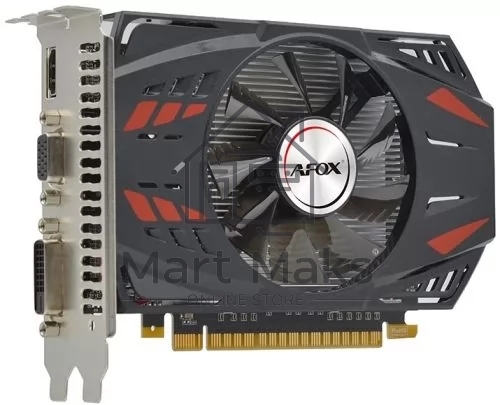 Видеокарта AFOX GeForce GT 740 Low Profile 4GB (AF740-4096D3L3) 128Bit DVI HDMI VGA, Single fan