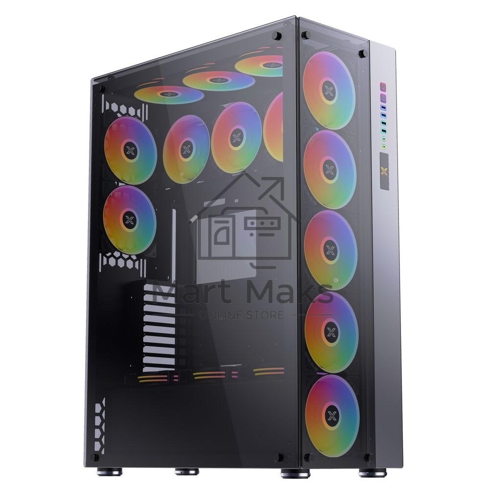 Компьютерный корпус Xigmatek Elysium II (Super EATX, Left/Right/Top Tempered Glass) EN41617