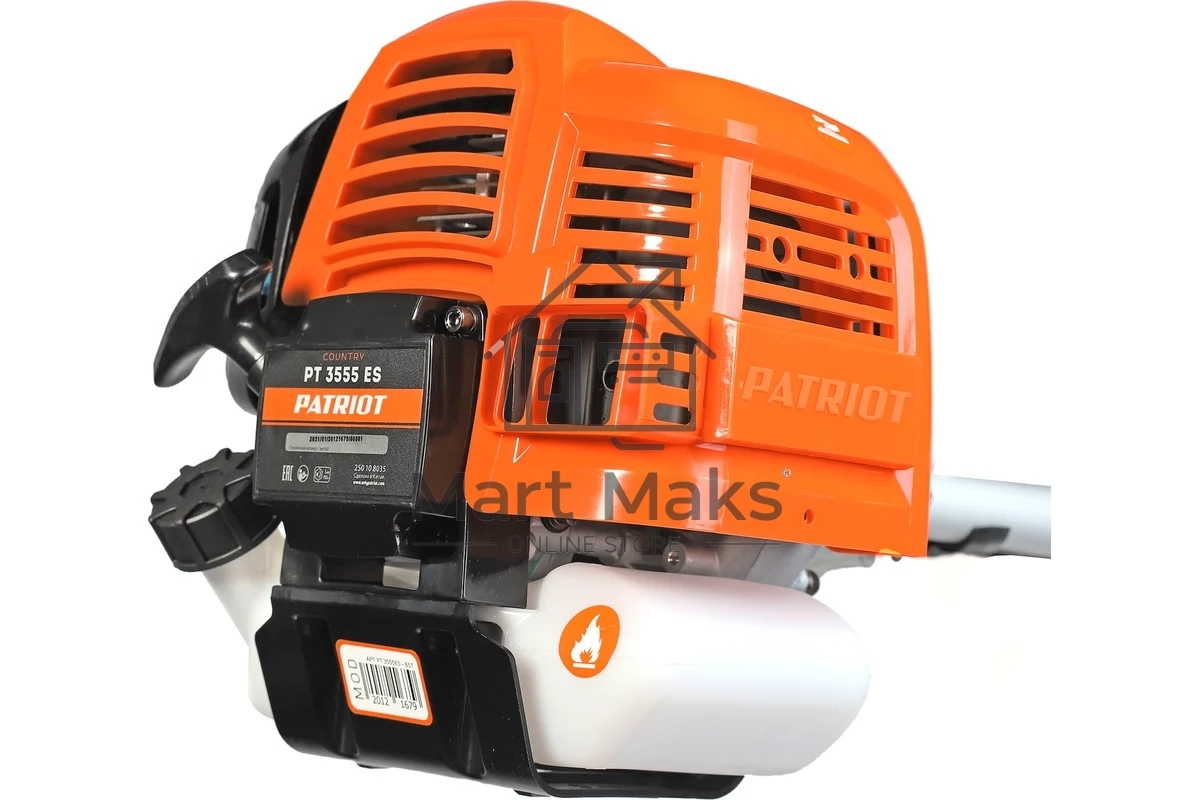 Триммер бензиновый Patriot 3555ES Country 1.8л.с. неразбор.штан. реж.эл.:леска/нож