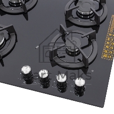 Газовая варочная панель Simfer H60N40B416 черная