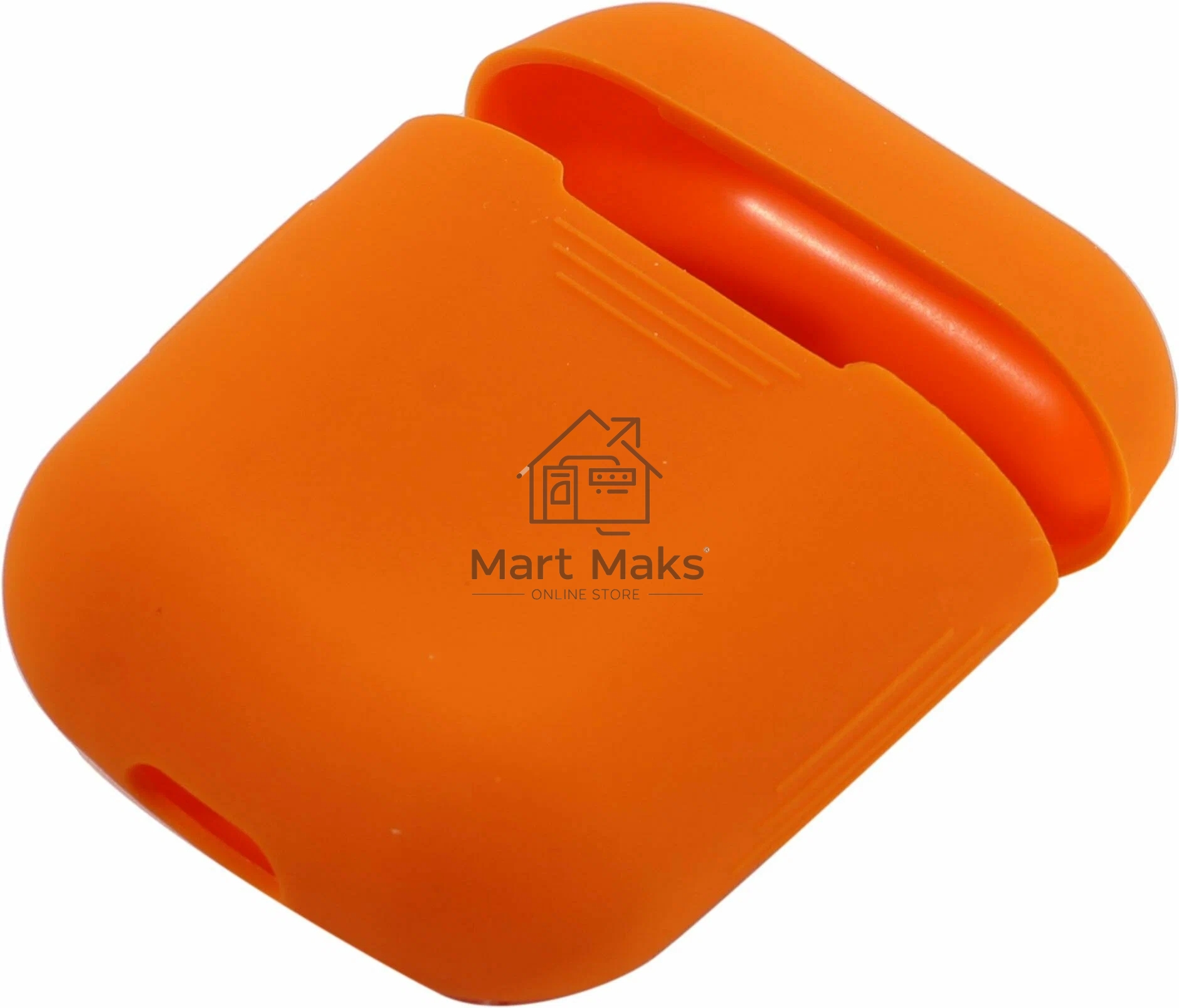 Силиконовый кейс для TWS наушников AirPods, оранжевый (SBECASE-001S-OR)