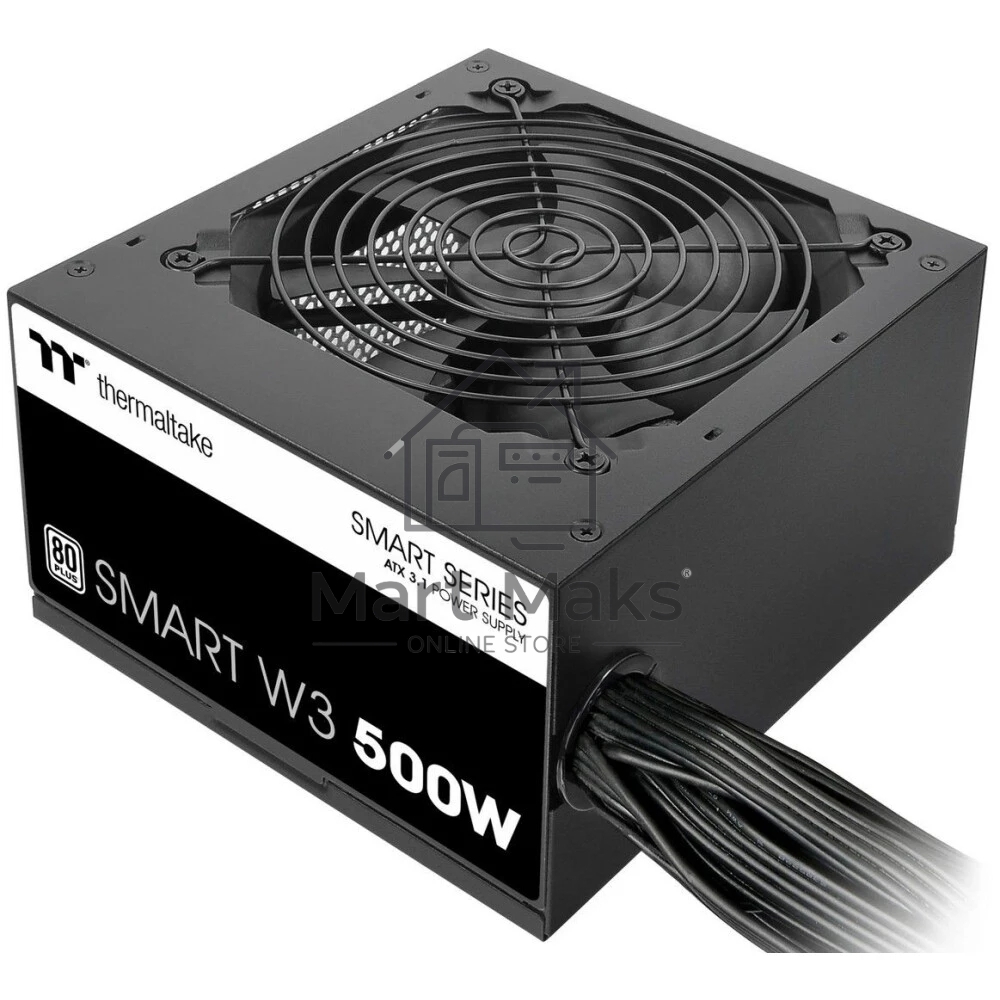 Блок питания Thermaltake Smart RGB 500W (PS-SPW-0500NNFAWE-1), 500Вт, 80 PLUS, 120мм, черный