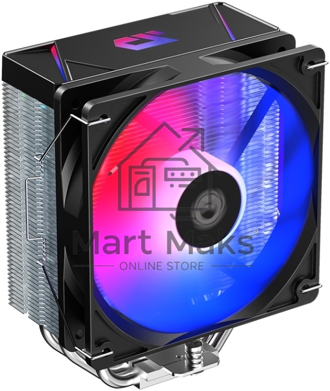 Кулер для процессора ID-Cooling BLITZ X4 черный 120мм алюминий+медь 1500rpm 26.6db 4-pin 180W 152мм