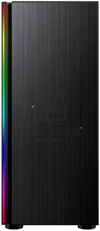 Компьютерный корпус AeroCool / Formula CL-3302B RGb черный без БП ATX 2xUSB 2.0 1xUSB 3.0 audio bott PSU