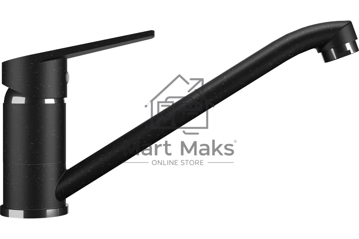 Смеситель кухонный PRACTIK PR-01-004 черный оникс