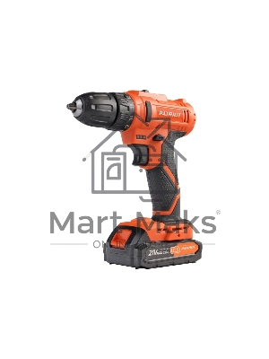 Дрель-шуруповерт Patriot BR 189UES, Аккумуляторная, 21В, 2 АКБ, Кейс