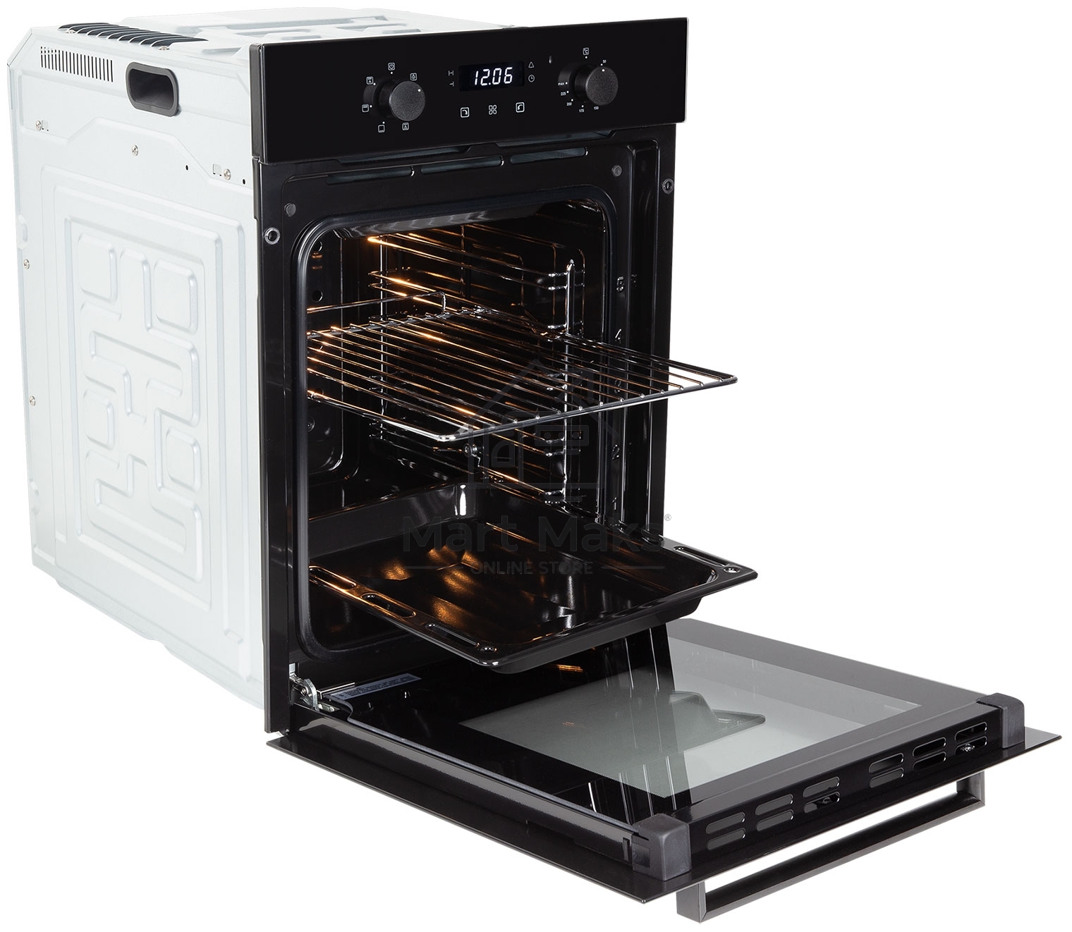 Духовой шкаф электрический Zigmund & Shtain E 173 B черный, 51 л