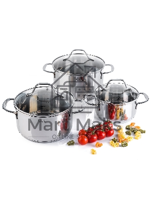 Набор посуды TalleR TR-11060 Брилон, 6 пр.Можно использовать в духовом шкафу без крышки.