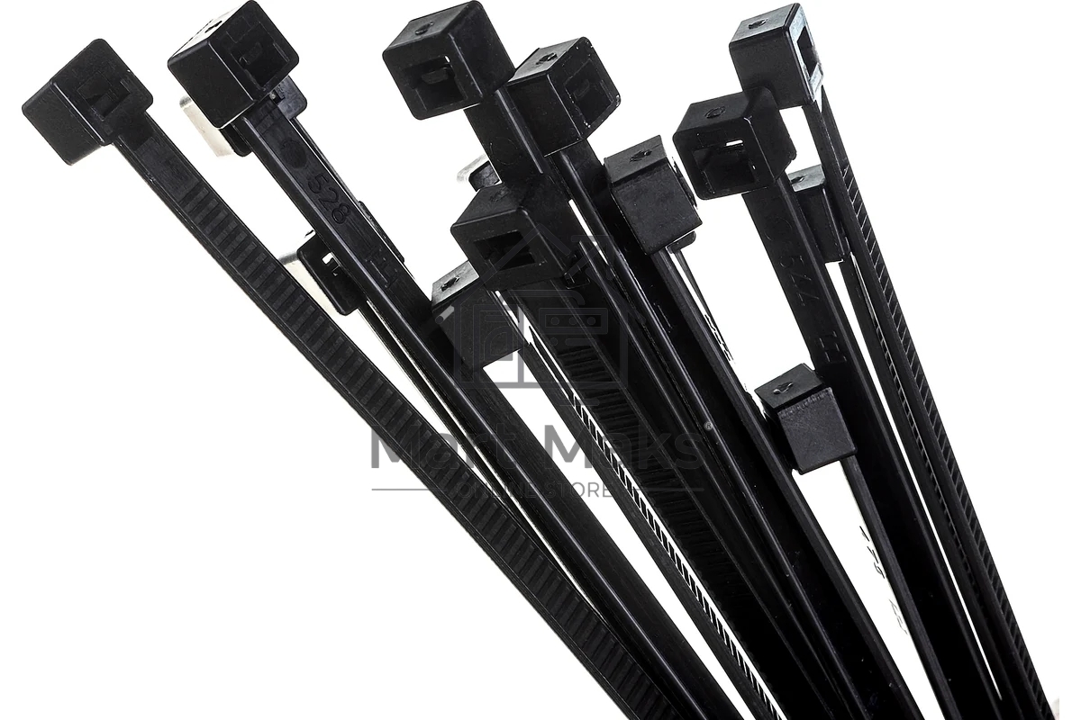 Хомут кабельный DKC 25317SR 4.8х300 полиамид черный (уп. 100 шт)