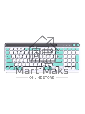 Клавиатура Filum FL-WKB15 беспроводная, Bluetooth, радиоканал, белый