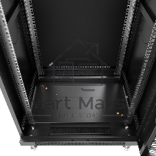 Шкаф телекоммуникационный напольный Cabeus SH-05C-42U60/60-BK IP20, 42U, 2055х600х600 мм (ВхШхГ), дверь: стекло, боковая панель: сплошная, разборный, черный