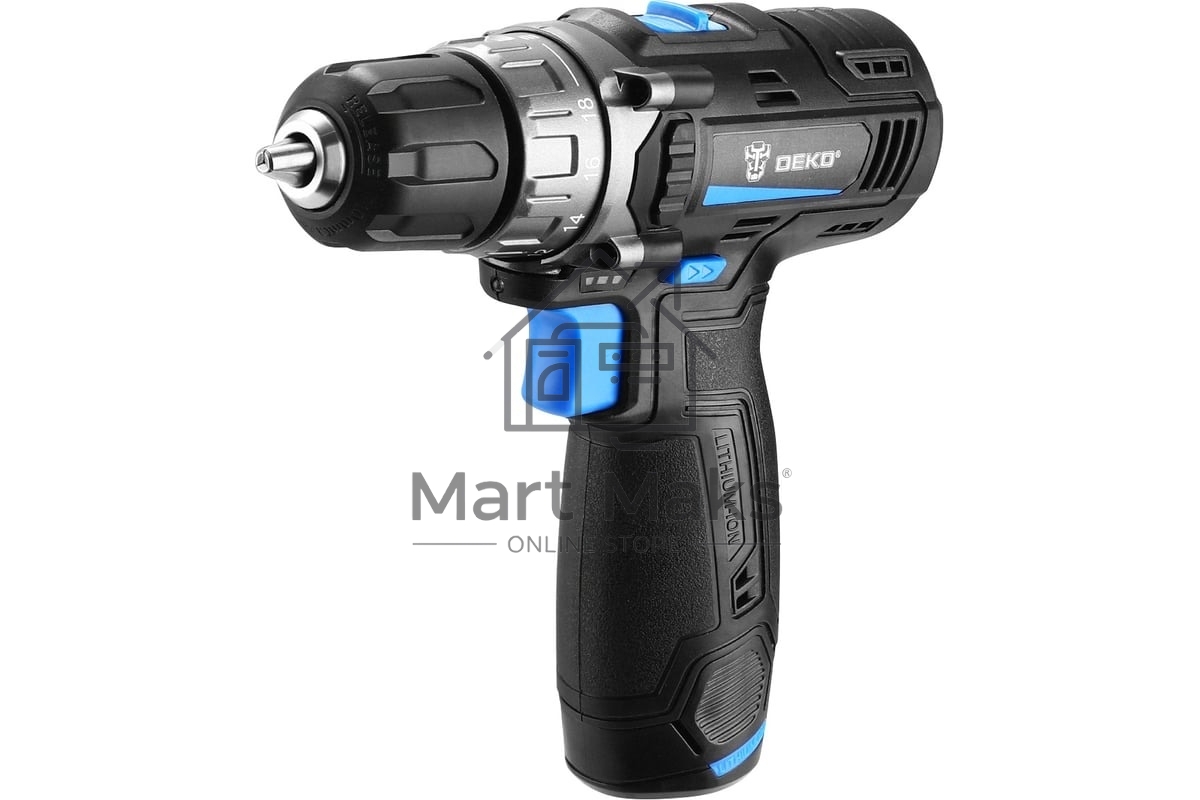 Дрель-шуруповерт Deko ZKCD12 084-1008 084-1008, Аккумуляторная, 12В