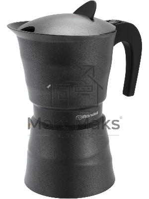 Кофеварка гейзерная Rondell RDA-1901 9 чашек, серый