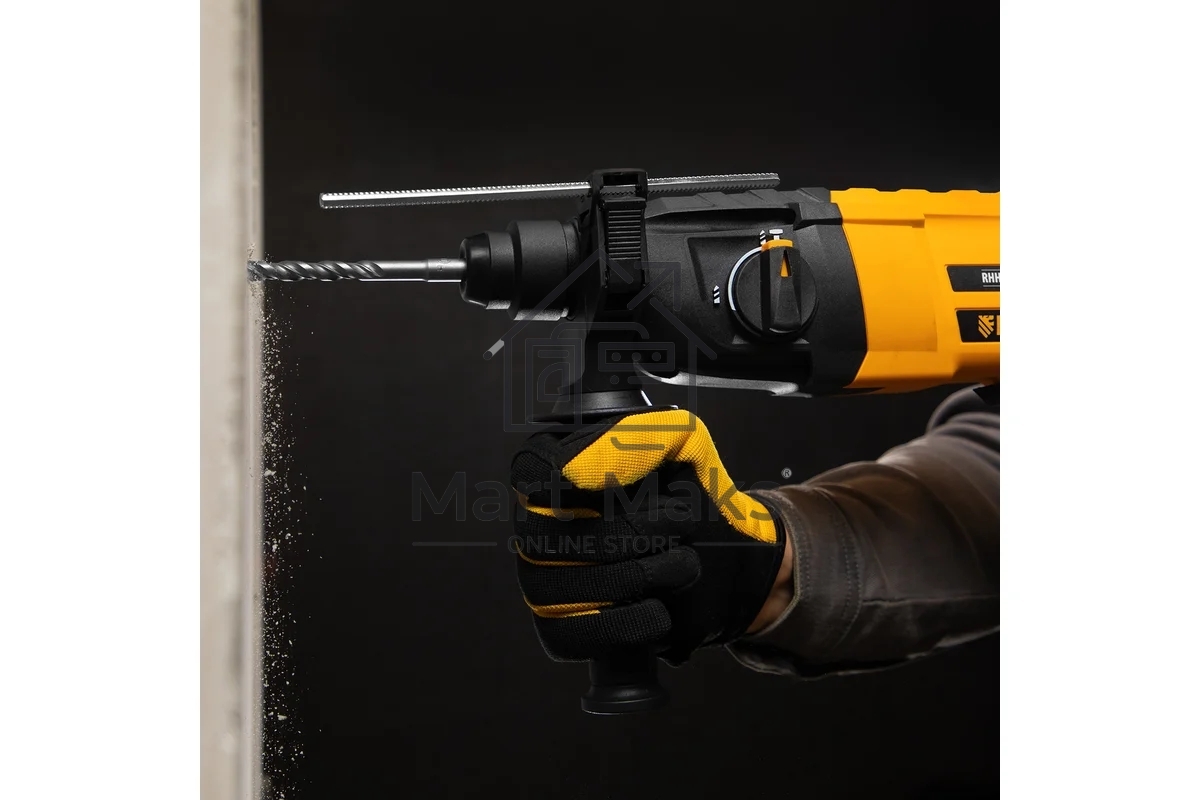 Перфоратор электрический RHH-600-22, SDS-plus, 600 Вт, 2,5 Дж, 2 реж. Denzel