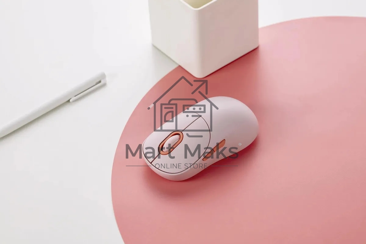 Мышь беспроводная Xiaomi BHR8911GL Wireless Mouse 3 розовый, 1200 dpi, USB/Bluetooth, кнопки - 4
