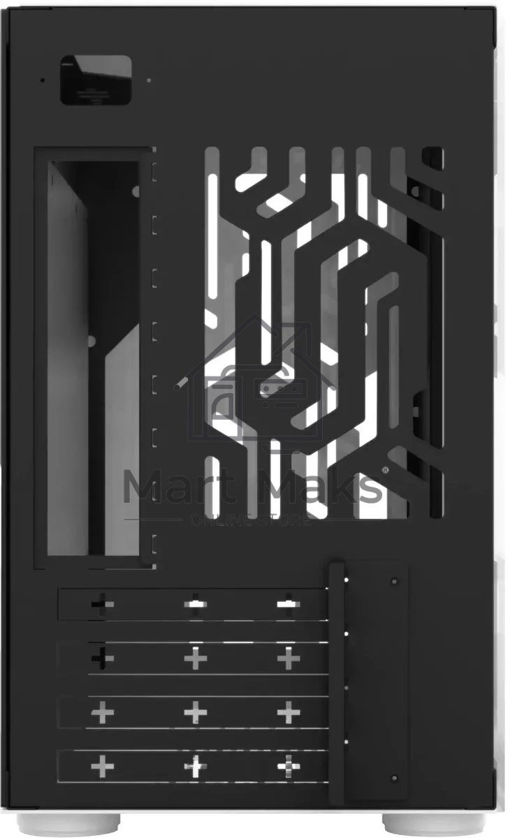 Компьютерный корпус Bloody BD-CC110 белый без БП mATX 5x120mm 2xUSB3.0 audio