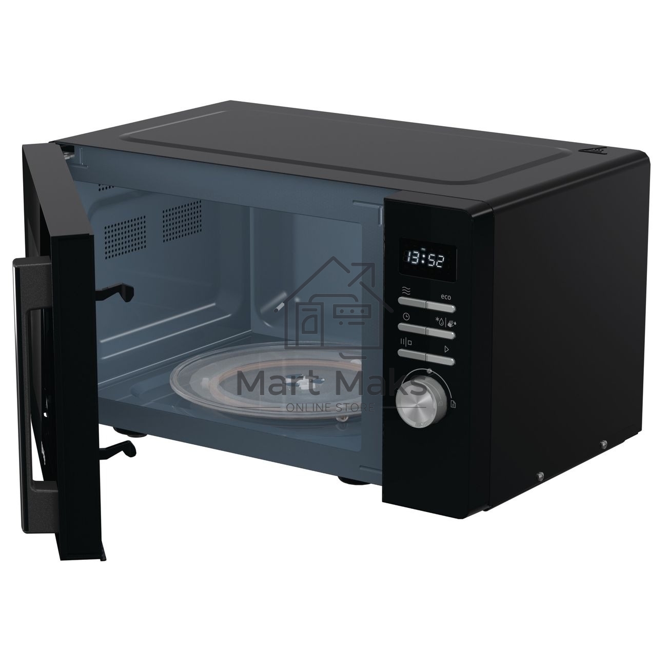 Микроволновая печь Gorenje MO23A3BH черный, 23 л, 800 Вт, переключатели - поворотный механизм/кнопки