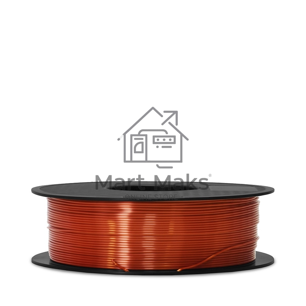 Филамент Crown Micro CM-FILPLAS004R PLA Silk 1.75 1кг медно-красный
