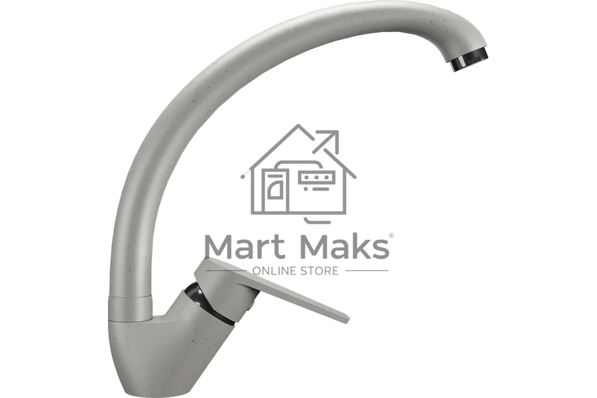 Смеситель кухонный PRACTIK PR-02-001 белый камень