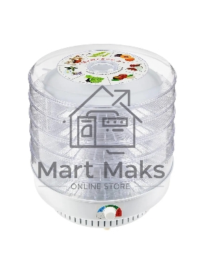 Сушилка для овощей и фруктов Ветерок-2 600 Вт, 5 поддонов, прозрачный, гофрокороб