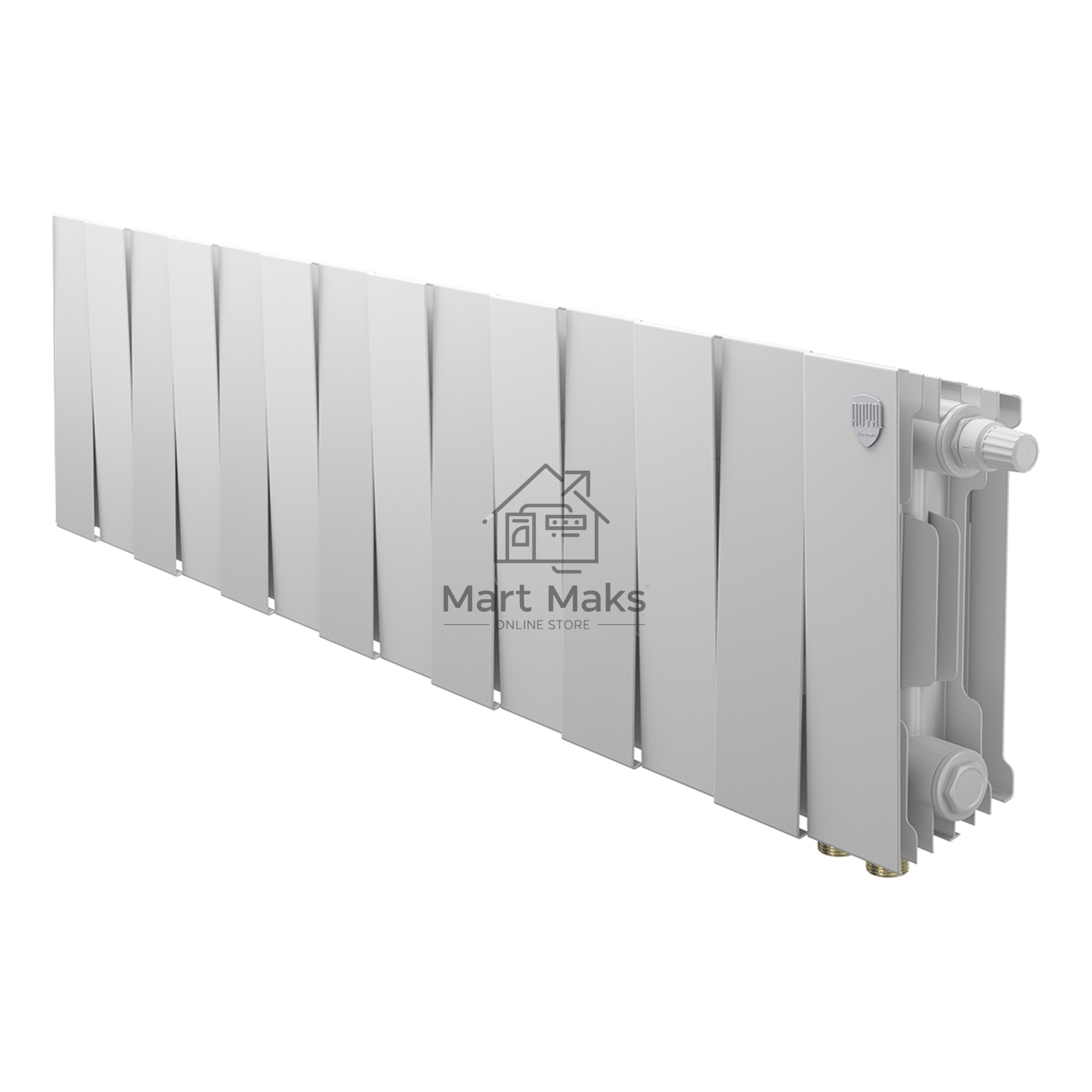 Радиатор биметаллический Royal Thermo PianoForte 200 белый VR80 - 14 секц.