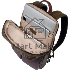 Рюкзак Piquadro Harper CA6311AP/VETM коричневый/зеленый кожа