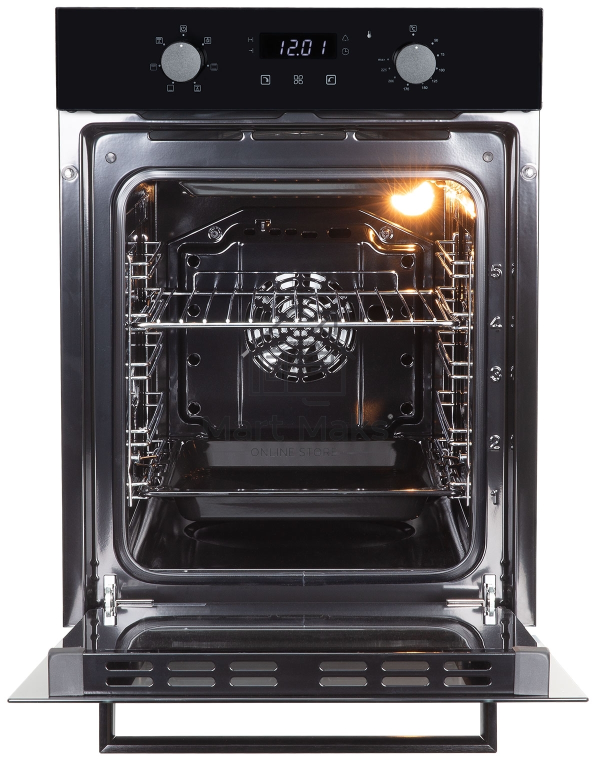 Духовой шкаф электрический Zigmund & Shtain E 173 B черный, 51 л