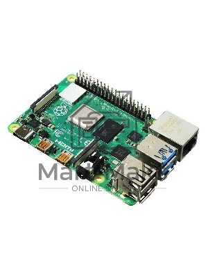 Платформа Raspberry Pi 4 Model B (RA502) Retail, 2GB RAM, Broadcom BCM2711 Quad core Cortex-A72 (ARM v8) 64-bit SoC @ 1.5GHz CPU, WiFi, Bluetooth, 40-pin GPIO, 2x USB 3.0, 2x USB 2.0, 2x micro-HDMI, CSI camera port, DSI display port, Micro SD port, USB-C 