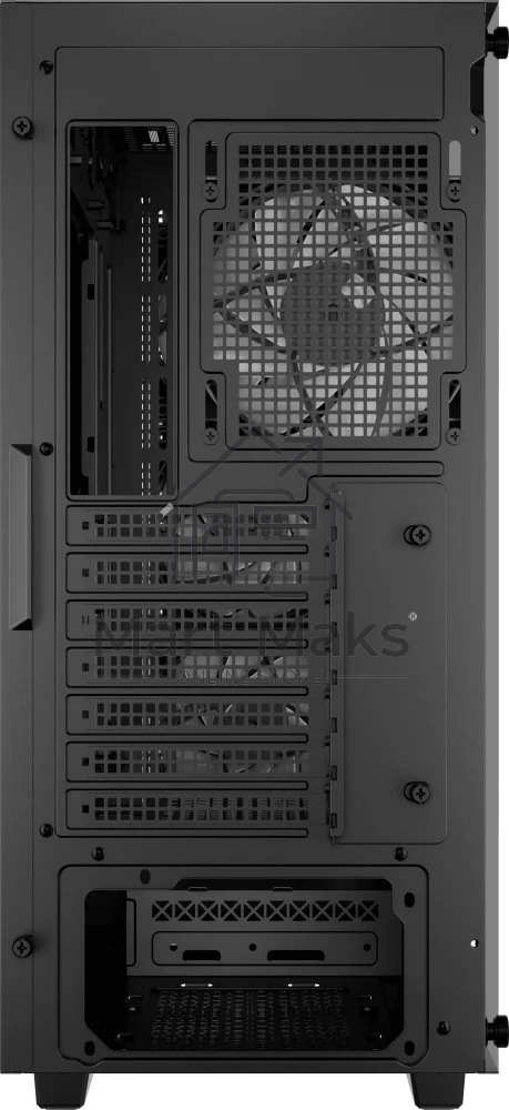 Компьютерный корпус Deepcool CC560 ARGB V2 без БП, боковое окно (закаленное стекло), 3x120мм ARGB LED вентилятор спереди и 1x120мм ARGB LED вентилятор сзади, черный, ATX