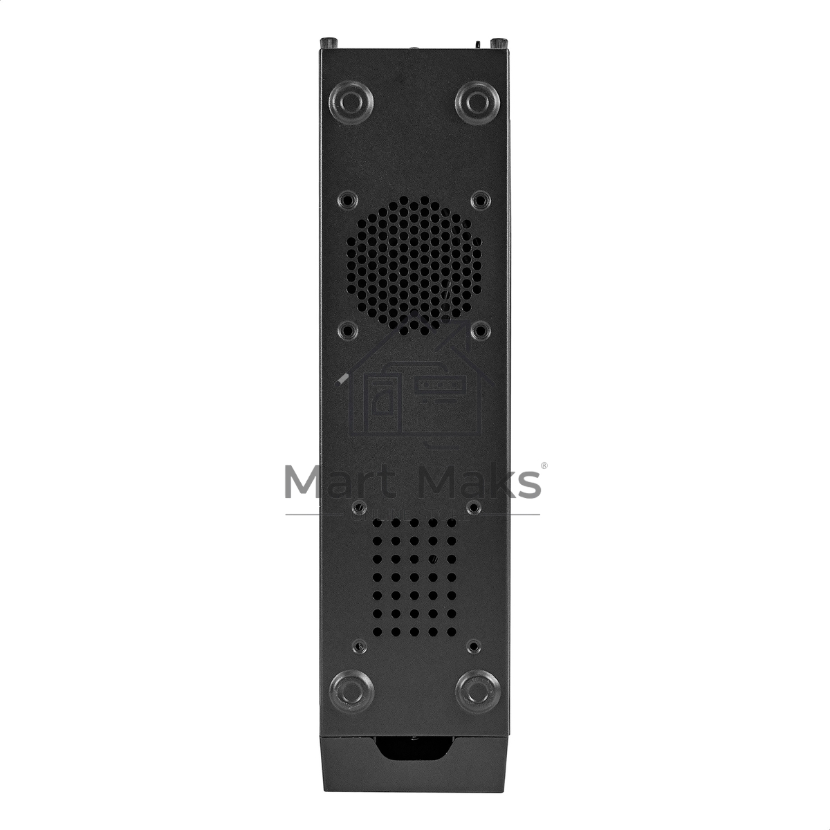 Компьютерный корпус Desktop ExeGate MI-307U2-M450 (mini-ITX/mATX, БП M450 с вент. 8см, 2*USB+2*USB 3.0, HD аудио, черный)
