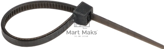 Хомут кабельный 2.5х150 нейл. черный (уп.100шт) EKF plc-cb-2.5x150