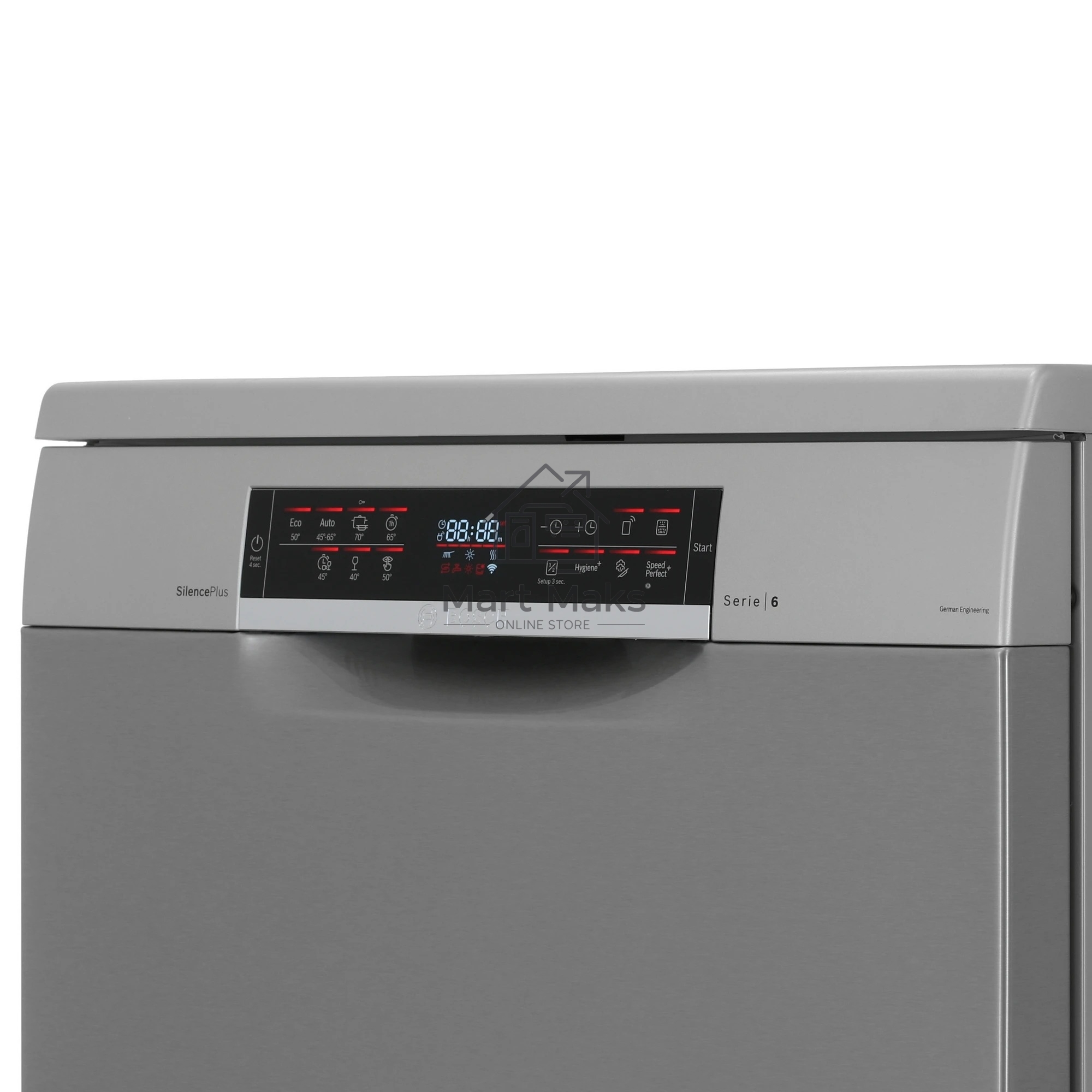 Посудомоечная машина Bosch SMS6EMI65Q, нержавеющая сталь, 60 см, 13 компл., 46 дБ, класс A