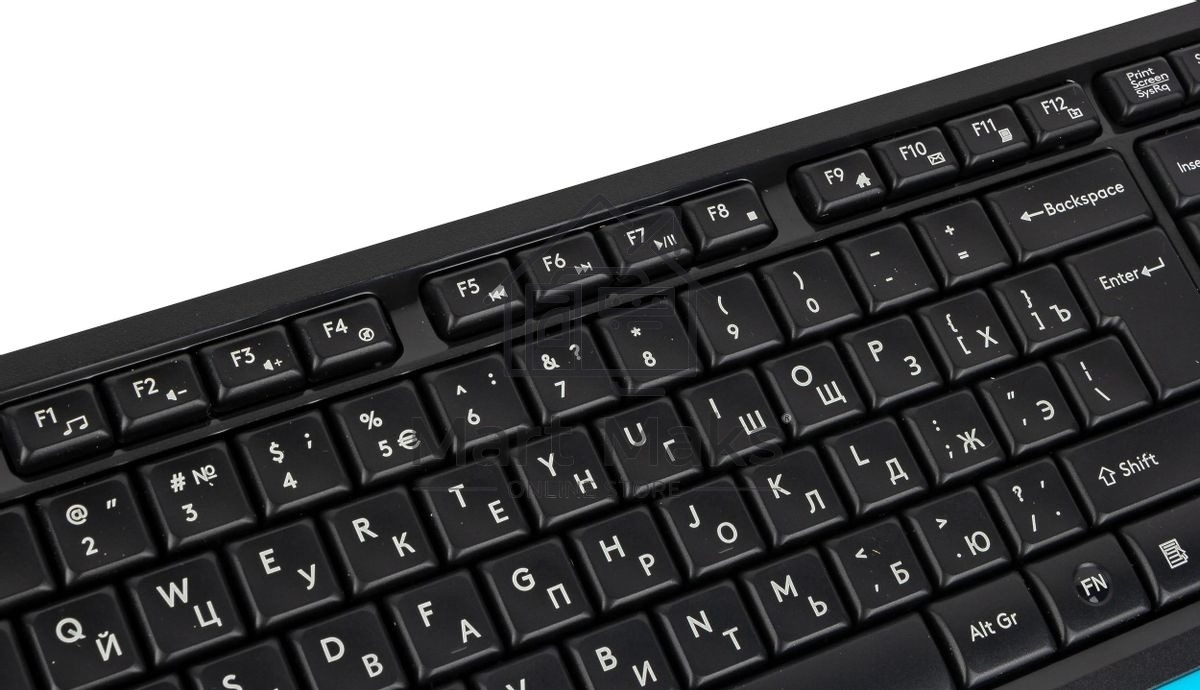 Комплект клавиатура + мышь A4 Fstyler FG1010 клав:черный/синий мышь:черный/синий USB беспроводная Multimedia