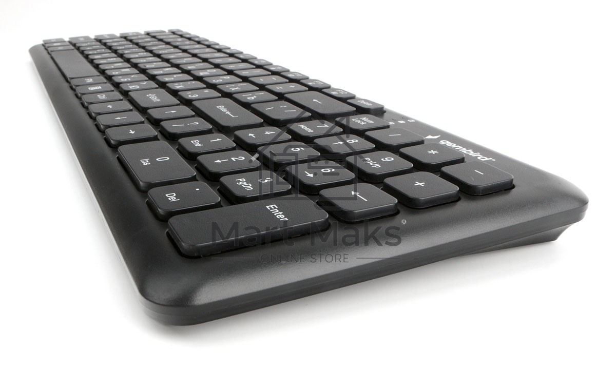 Комплект клавиатура+мышь беспроводные Gembird KBS-9200, 2.4ГГц