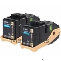 Картридж лазерный Epson C13S050608 голубой (13000 стр. двойная упаковка: 6500 стр x 2) для AcuLaser AL-C9300N