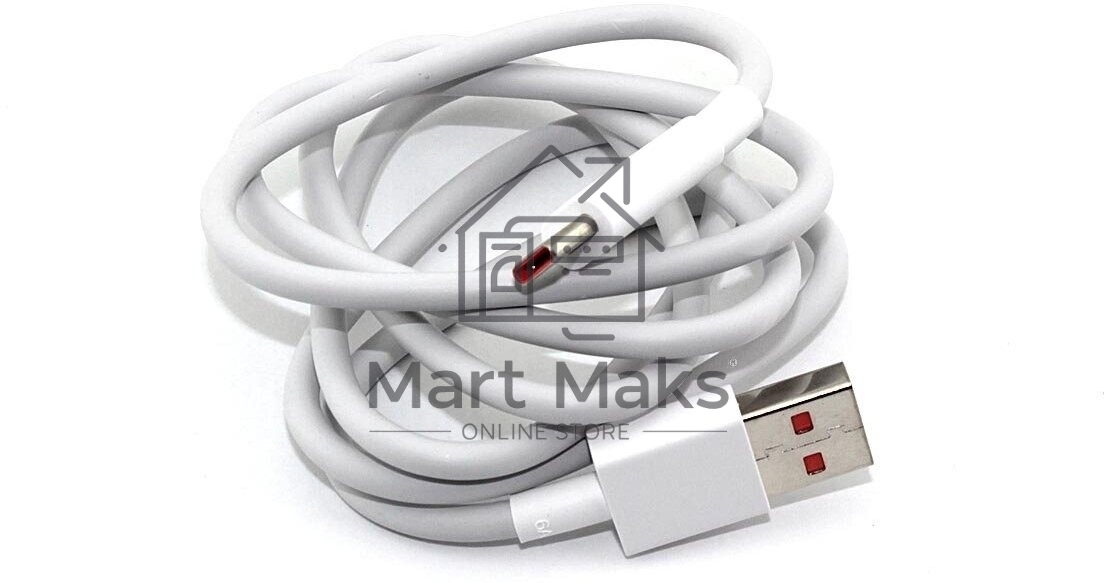 Кабель для зарядки Xiaomi 6A Type-C Fast Charging Data Cable 1m белый