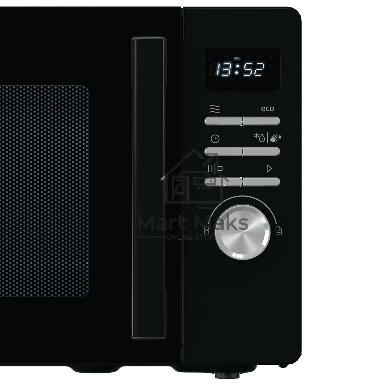 Микроволновая печь Gorenje MO23A3BH черный, 23 л, 800 Вт, переключатели - поворотный механизм/кнопки