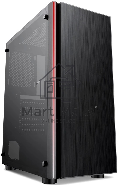 Компьютерный корпус AeroCool / Formula CL-3302B RGb черный без БП ATX 2xUSB 2.0 1xUSB 3.0 audio bott PSU