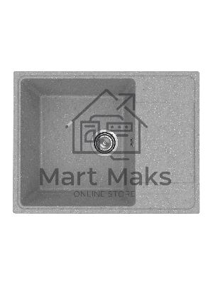 Кухонная мойка Practik PR-M 650-003 светло-серый