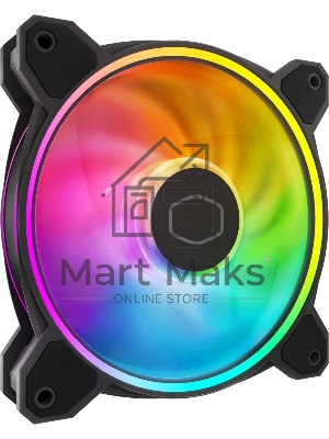 Вентилятор для корпуса 1 Ватт MasterFan MF120 Halo2