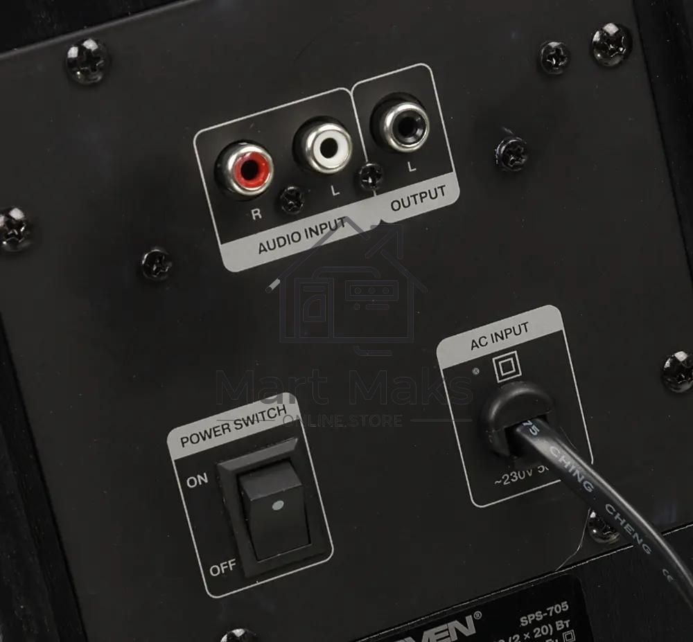 Акустическая система SVEN SPS-705 2.0 черный 40Вт