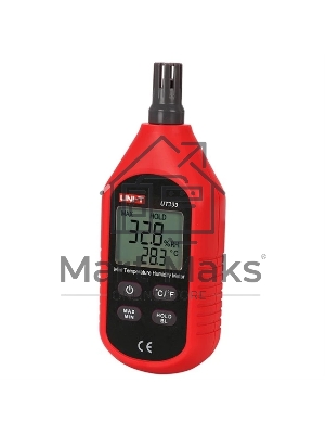 Измеритель температуры и влажности UT333, -10 ~ 60C, 0 ~ 100%