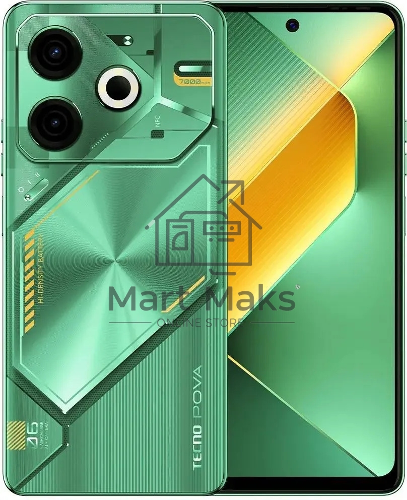 Смартфон Tecno POVA 6 Neo, 8/128Gb, зеленый
