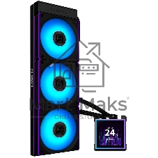 Система водяного охлаждения Lian-Li HydroShift II LCD-S 360CL ARGB Soc-AM5/AM4/1700/1851 черный 4-pin 30dB Al+Cu LCD Ret (G89.GHS2LCDS36CB.R0)
