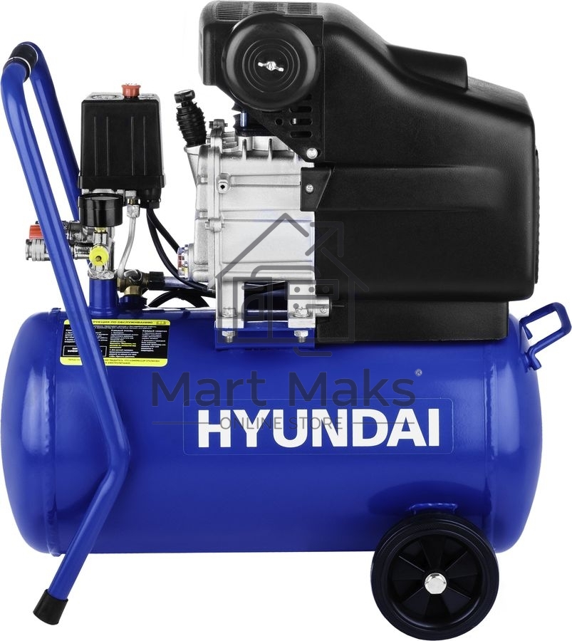 Компрессор поршневой Hyundai HYC 2324 масляный 230л/мин 24л 1500Вт
