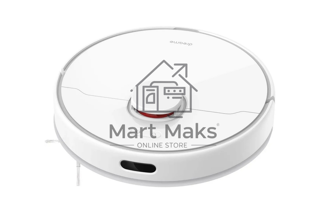 Робот-пылесос Dreame RLS3D Vacuum and Mop D10 Plus белый, 46 Вт, 5200 мАч Li-Ion, уборка сухая/влажная, пылесборник контейнер 0.4 л