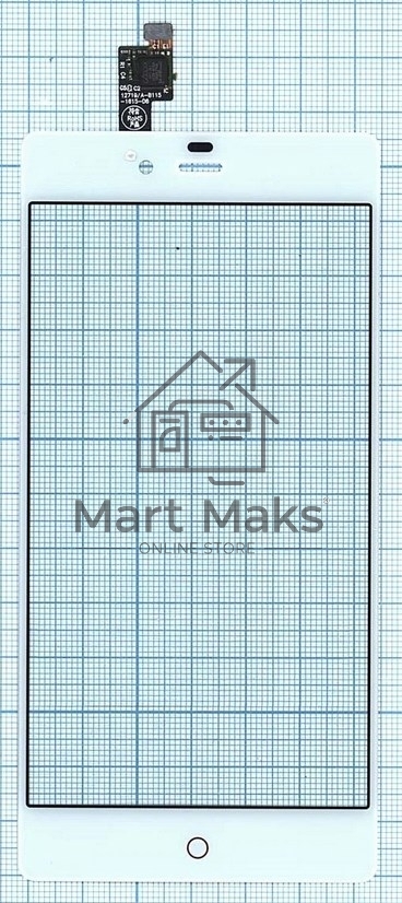 Сенсорное стекло (тачскрин) для ZTE Nubia Z9 Mini, белое