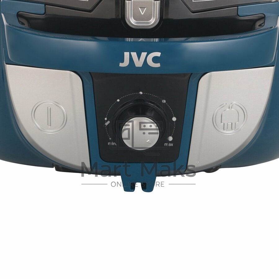 Пылесос JVC JH-VC318 синий/черный, 300/900 Вт, уборка сухая, пылесборник контейнер 2 л