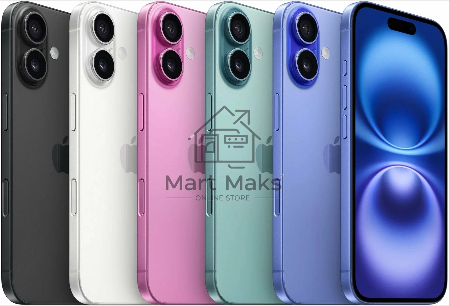 Смартфон Apple iPhone 16, 8/256Gb, ультрамарин