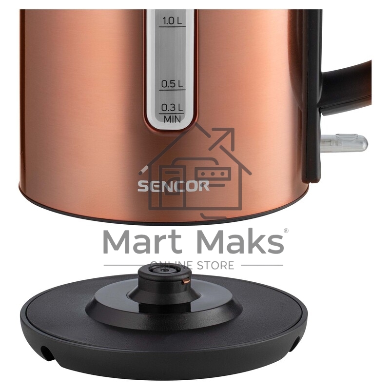 Чайник электрический Sencor SWK 7002CO 1.7 л, 2200 Вт, коричневый